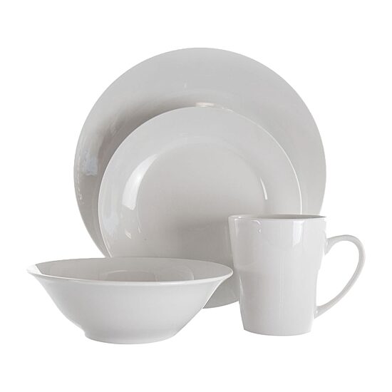 Elama Marshal 16-pc. Porcelain Dinnerware Set