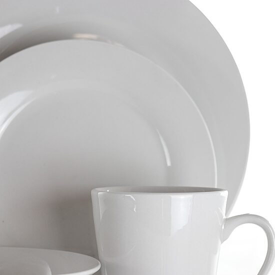 Elama Marshal 16-pc. Porcelain Dinnerware Set