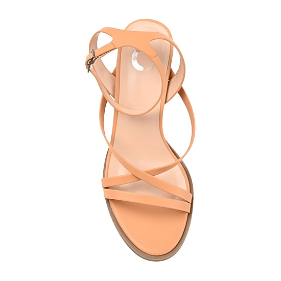 Journee Collection Anikah Womens Round Open Toe Stacked Heel Pumps
