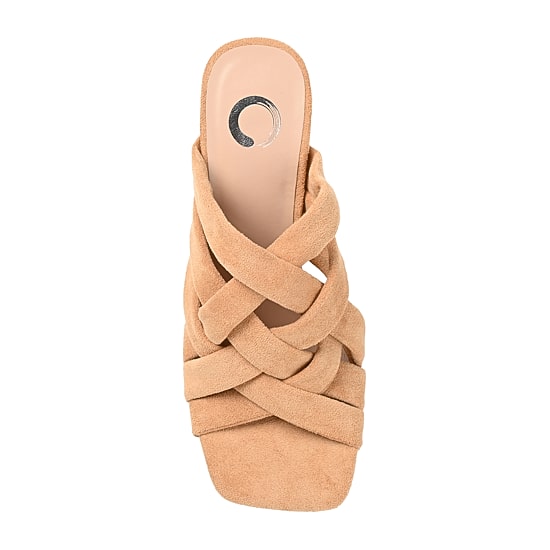 Journee Collection Dorisa Womens Round Open Toe Block Heel Pumps