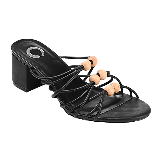 Journee Collection Kennadi Womens Round Open Toe Block Heel Pumps