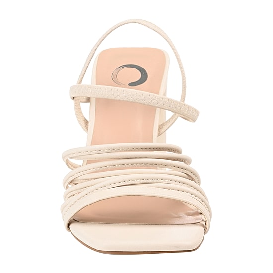 Journee Collection Hera Womens Round Open Toe Block Heel Pumps