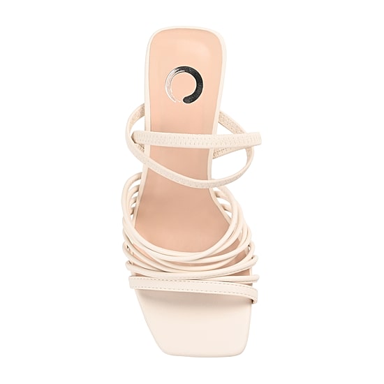 Journee Collection Hera Womens Round Open Toe Block Heel Pumps