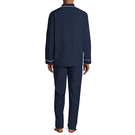 Stafford Modal Mens Long Sleeve 2-pc. Pajama Set