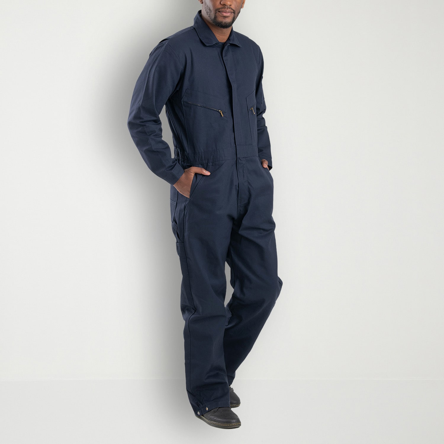 Berne Deluxe Unlined Mens Long Sleeve Workwear Coverall