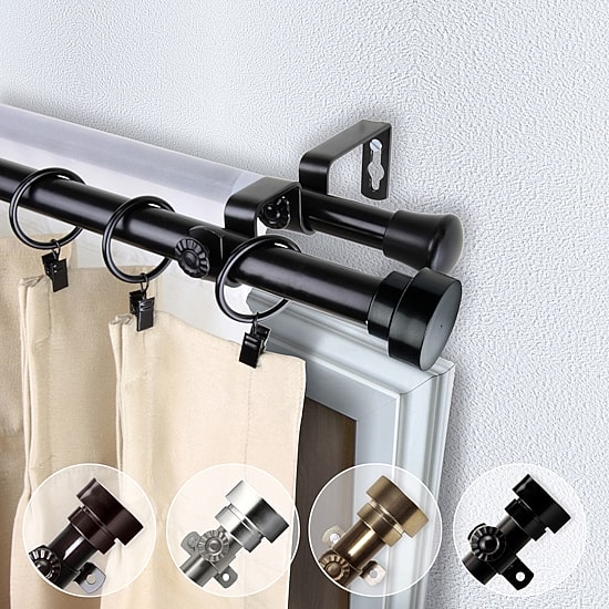 Rod Desyne Topper Double Curtain Rod
