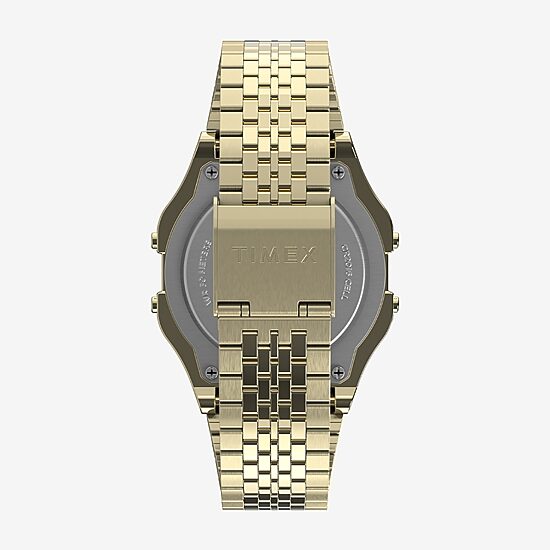 Timex Unisex Adult Gold Tone Stainless Steel Bracelet Watch Tw2r79200yb