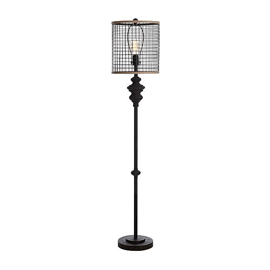 Stylecraft Black Floor Lamp