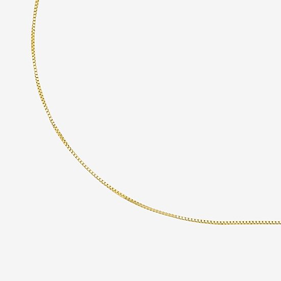 10K Gold Venetian Box Chain Necklace