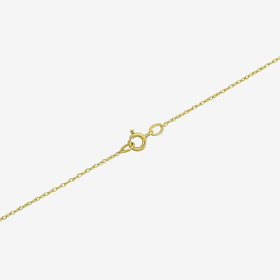 Womens 14K Gold Lady of Guadalupe Oval Pendant
