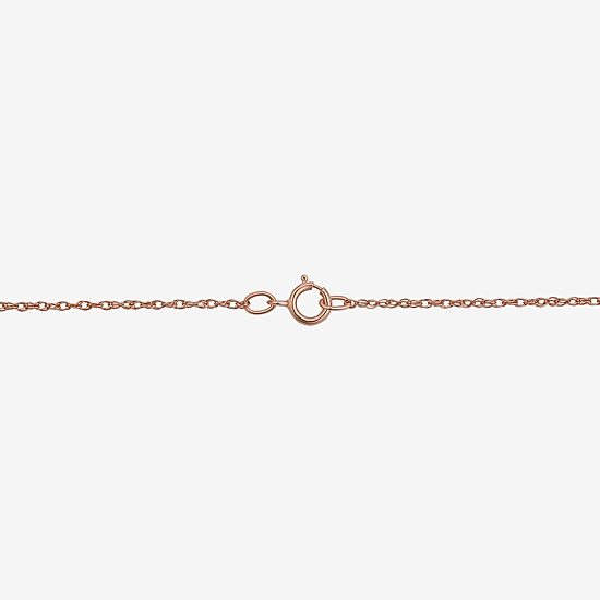 Rose 'N Chocolate Heart Crystal Pendant Necklace