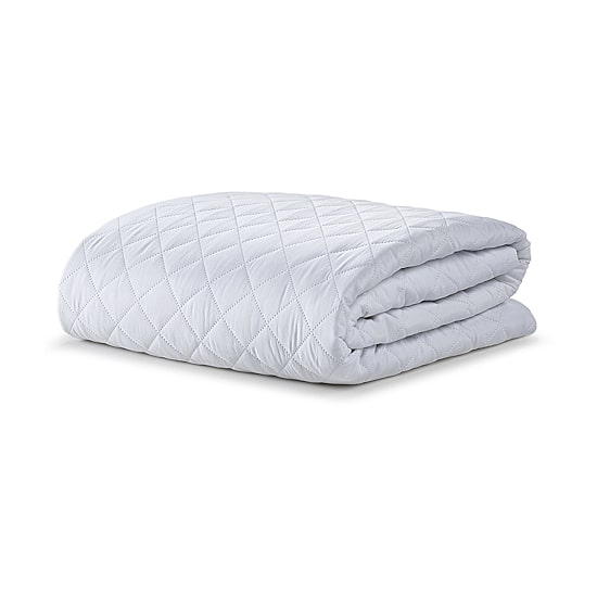Ella Jayne Quilted Design Allergy-Free Dust Mite Free Mattress Protector Fits 18IN Depth