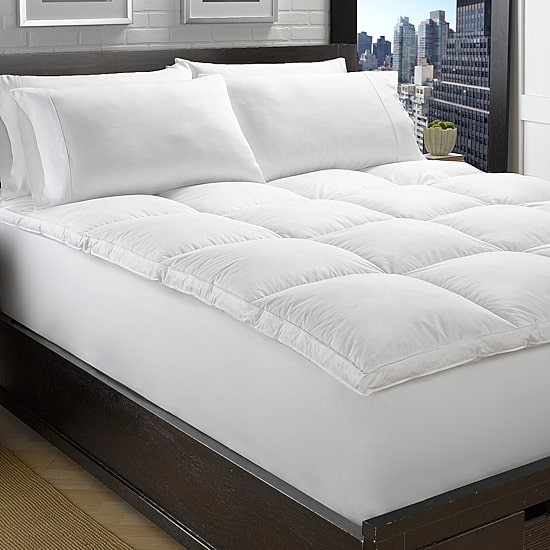 Ella Jayne Luxury White Down Plush Featherbed Mattress Topper