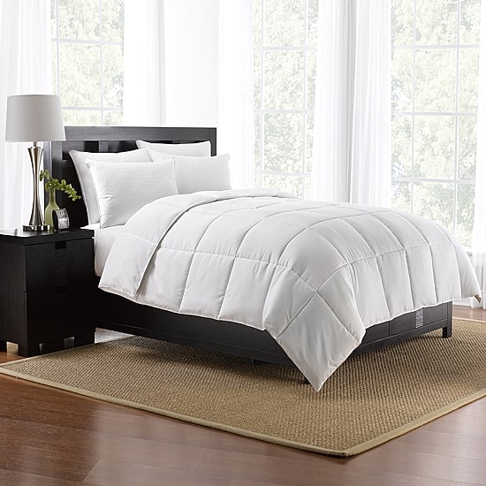 Ella Jayne Certified RDS White Down All Season Comforter with 100% Cotton Shell