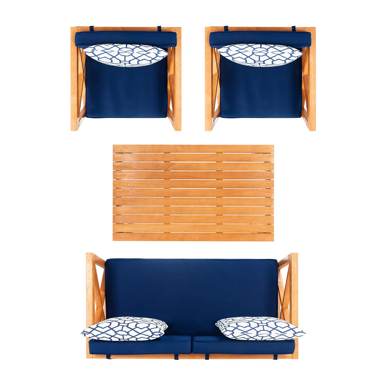 Safavieh Nunzio 11-pc. Conversation Set Cushioned