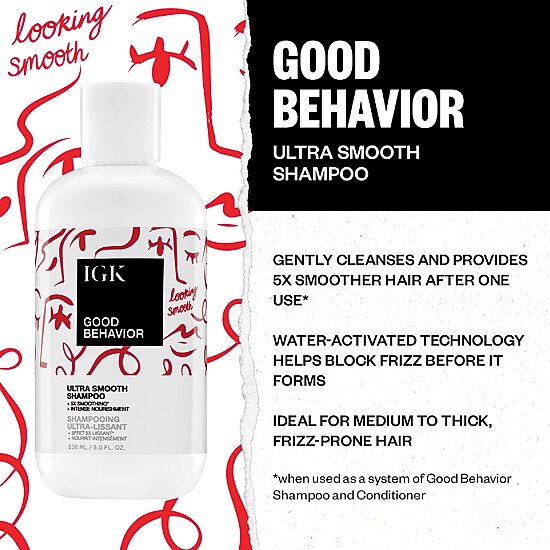 IGK Good Behavior Shampoo 8 oz.
