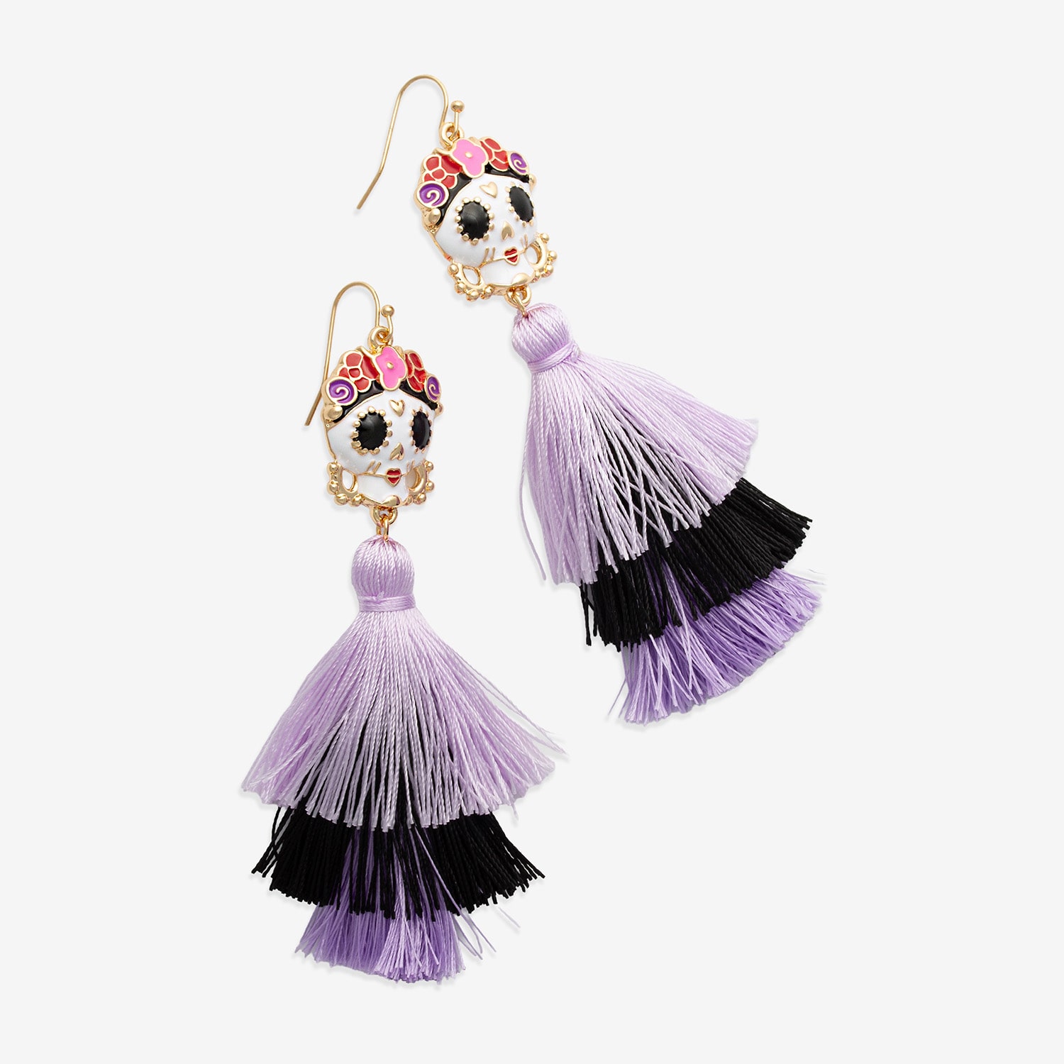 Mixit Womens Skull Drop Earrings