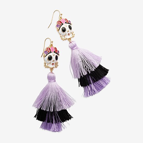 Mixit Womens Skull Drop Earrings