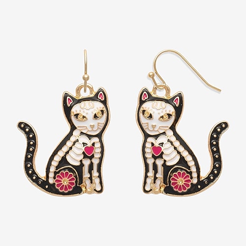 Mixit Womens Drop Earrings In Yellow