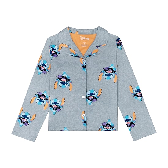 Disney Collection Girls Lilo & Stitch Long Sleeve 2-pc. Pajama Set