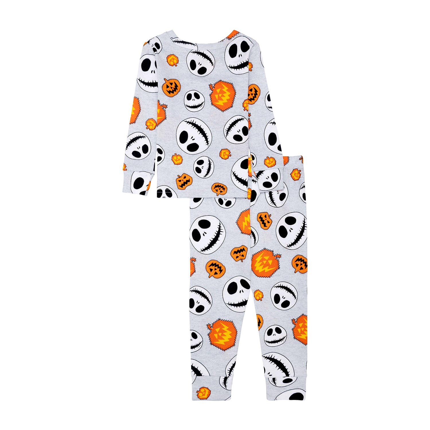 Disney Collection Toddler Boys Nightmare Before Christmas Crew Neck Long Sleeve 2-pc. Pajama Set