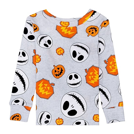 Disney Collection Toddler Boys Nightmare Before Christmas Crew Neck Long Sleeve 2-pc. Pajama Set