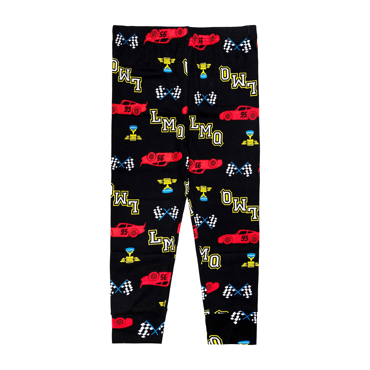 Disney Collection Toddler Boys Cars Crew Neck Long Sleeve 4-pc. Pajama Set