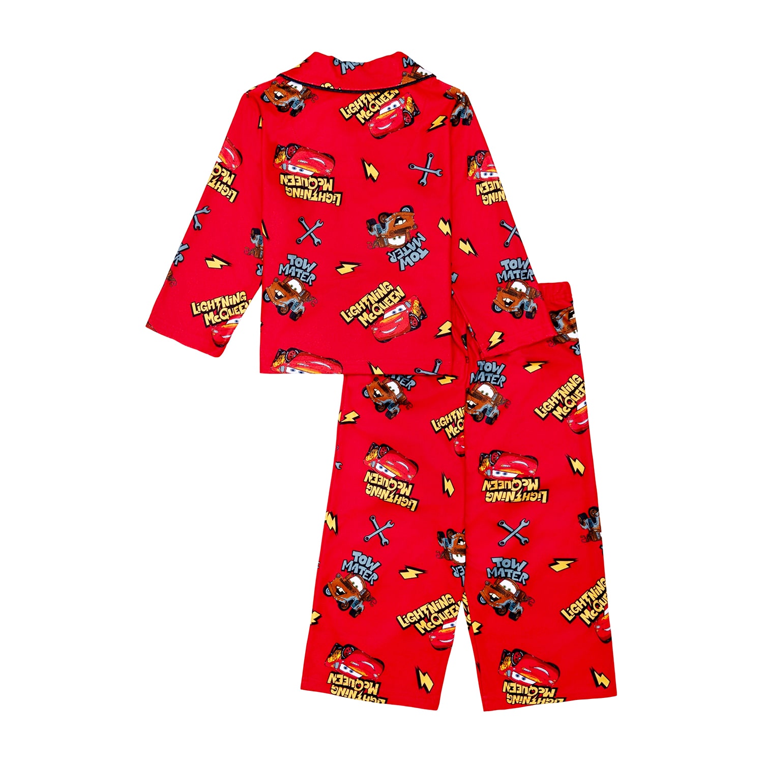 Disney Collection Toddler Boys Cars Long Sleeve 2-pc. Pajama Set