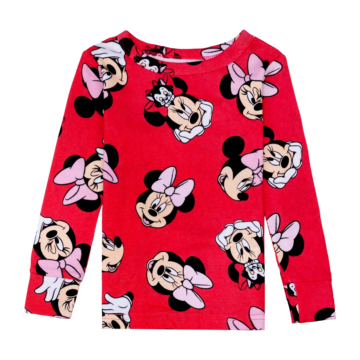 Disney Collection Toddler Girls Minnie Mouse Long Sleeve 4-pc. Pajama Set