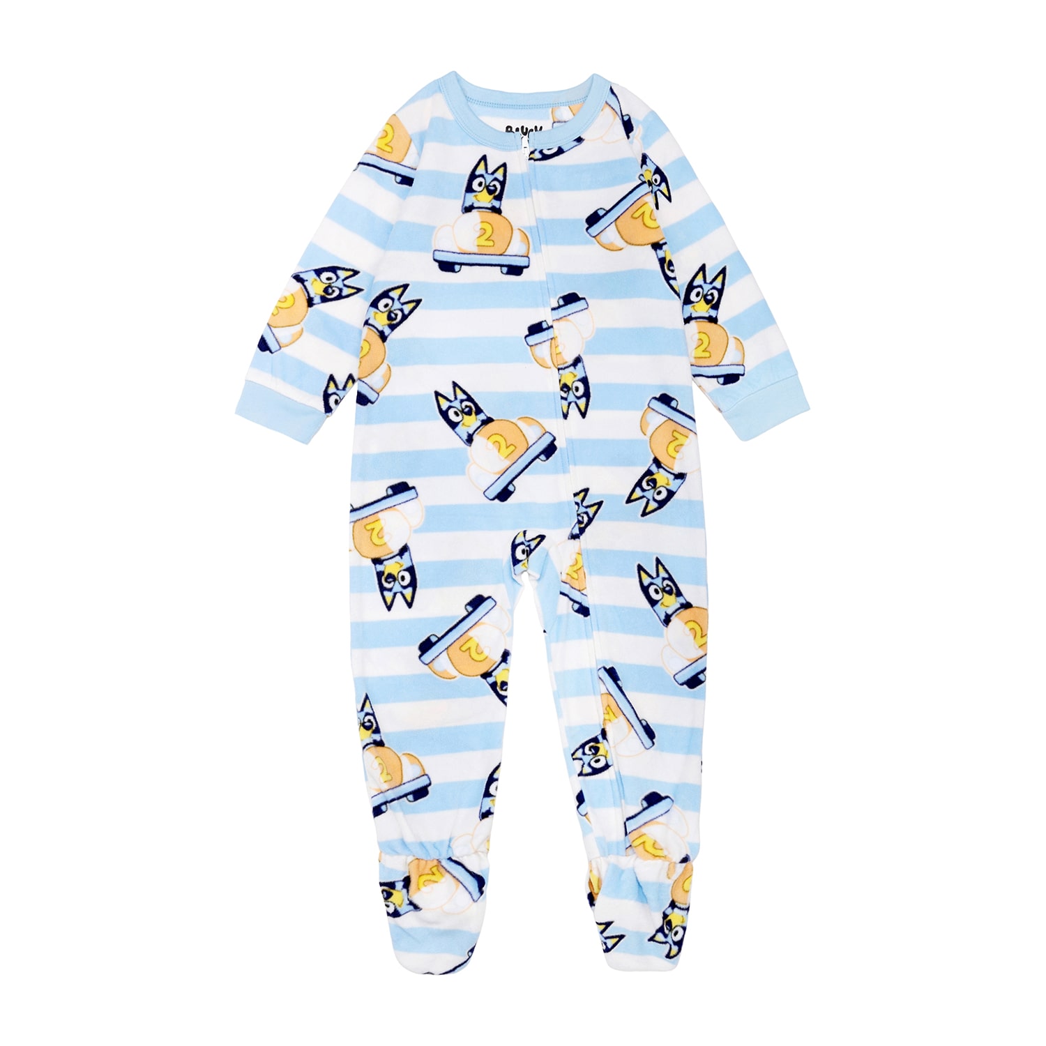Toddler Boys Bluey Crew Neck Long Sleeve Pajama Set