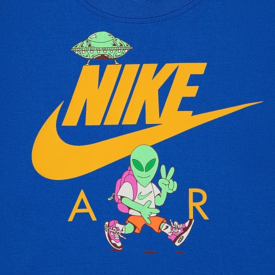 Nike Little Boys Crew Neck Short Sleeve Regular Fit Graphic T-Shirt