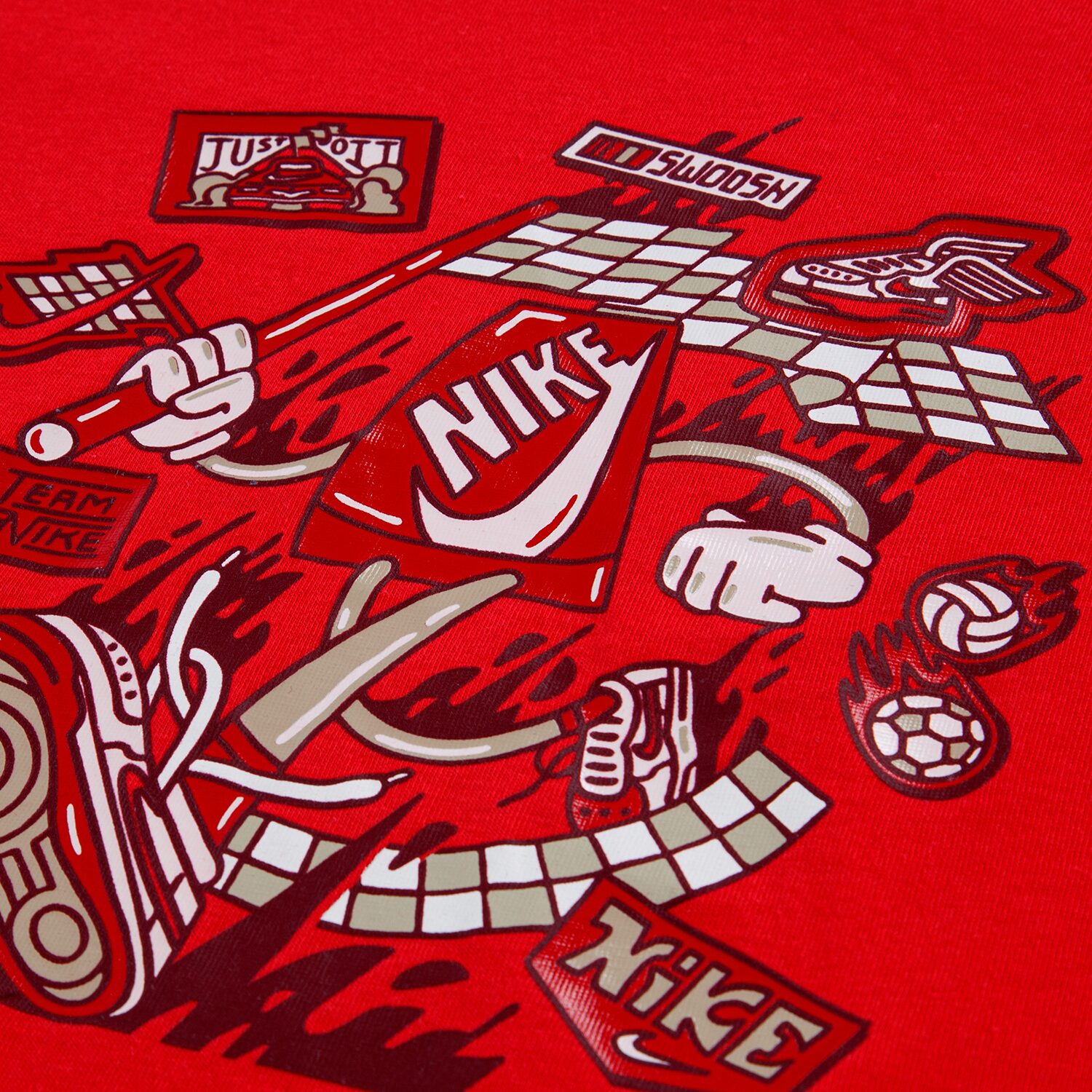 Nike Little Boys Crew Neck Long Sleeve Regular Fit Graphic T-Shirt