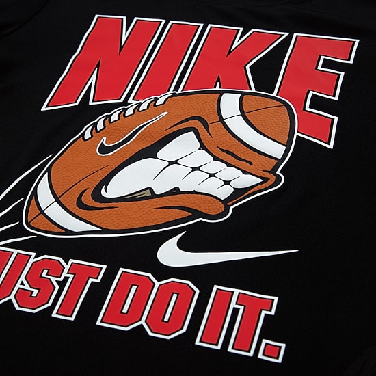 Nike Little Boys Crew Neck Long Sleeve Regular Fit Graphic T-Shirt
