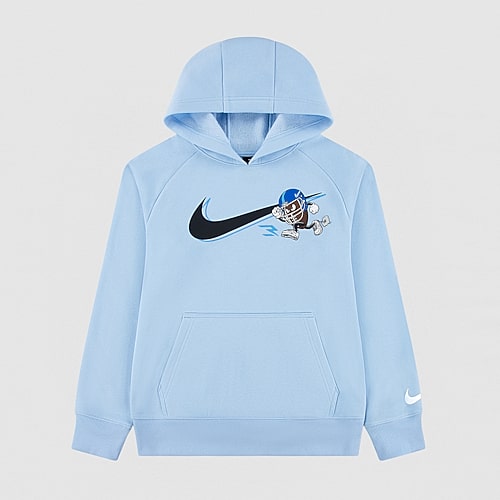 Nike 3BRAND by Russell Wilson Big Kid Boys Long Sleeve Active Hoodie, X-large, Blue