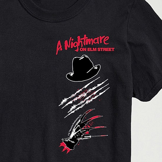 Nightmare On Elm Street Mens Crew Neck Short Sleeve Regular Fit Freddy Graphic T-Shirt