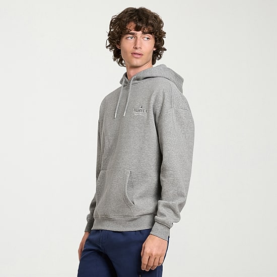 Hurley Mens Long Sleeve Embroidered Hoodie