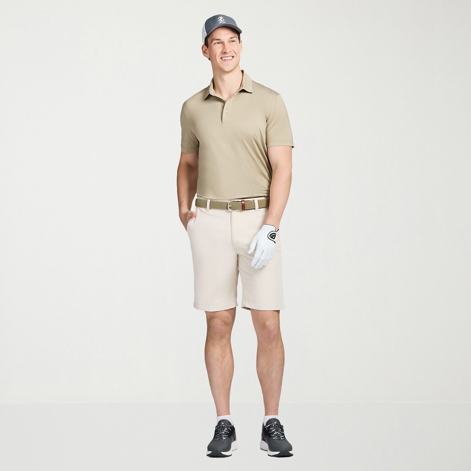 IZOD Performance Mesh Mens Regular Fit Short Sleeve Polo Shirt