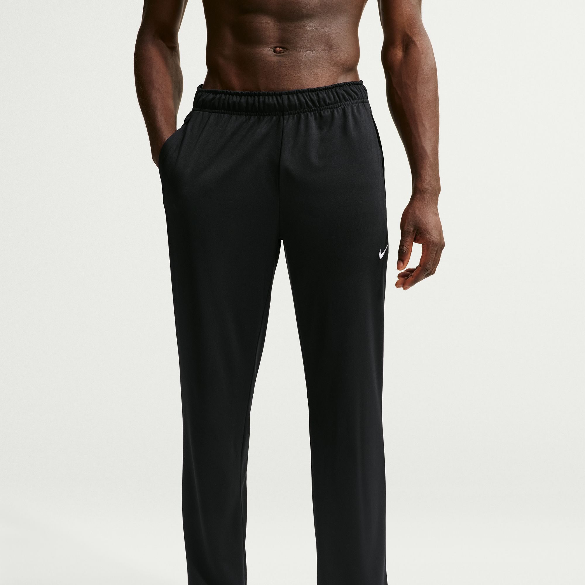 Nike Totality Mens Quick Dry Straight Mid Rise Regular Fit Track Pant