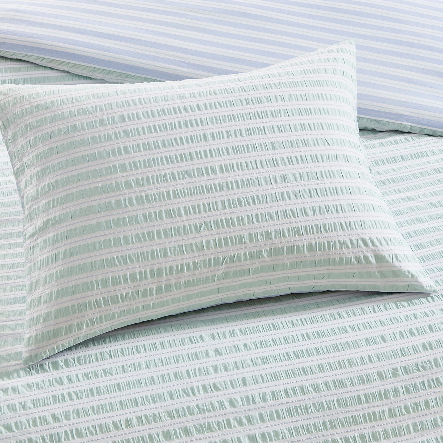 Peri Home Seersucker Stripe 3-pc. Comforter Set