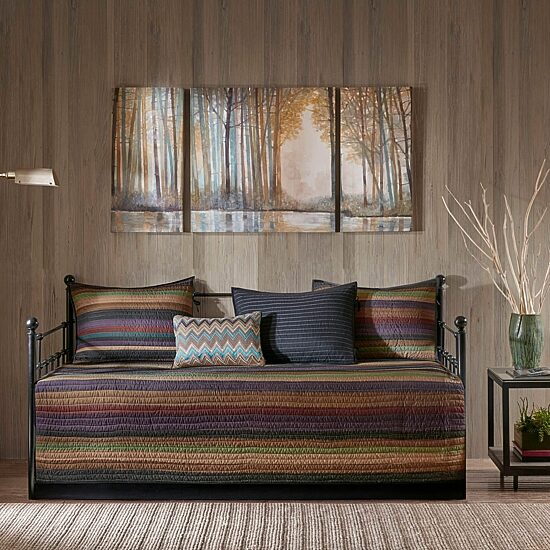 Madison Park Sequoia 6 Piece Reversible Daybed Cover Set