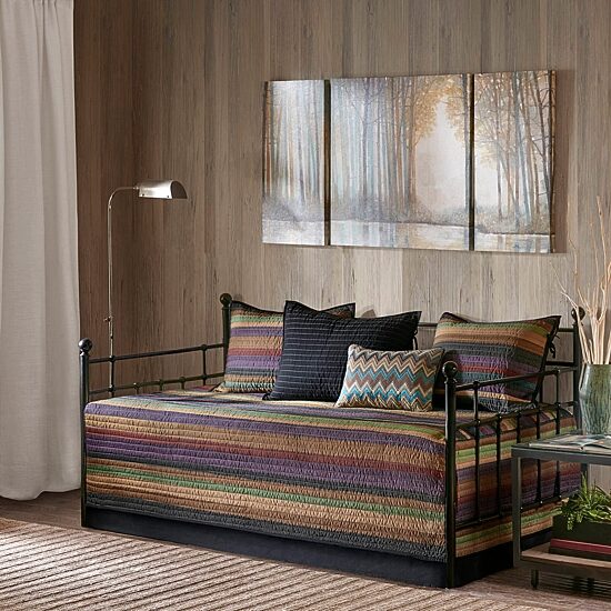 Madison Park Sequoia 6 Piece Reversible Daybed Cover Set