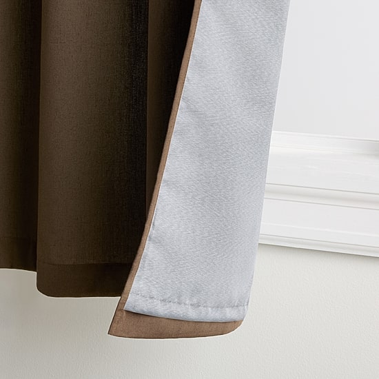 Town And Country Selena Solid Grommet Top Room Darkening Set of 2 Curtain Panel