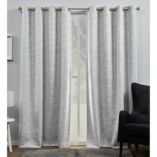 Exclusive Home Curtains Burke Grommet Top Blackout Set of 2 Curtain Panel