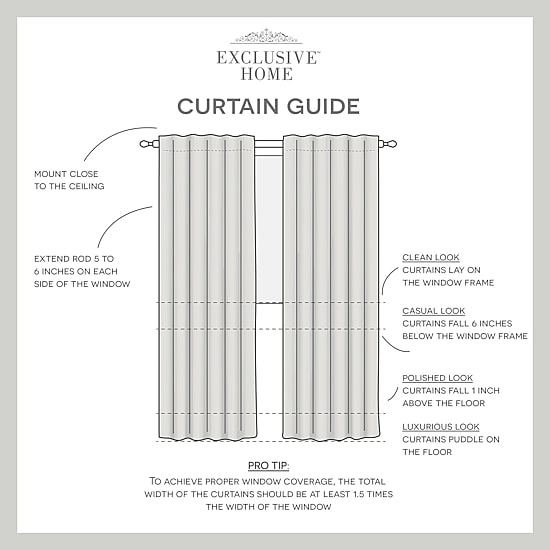 Exclusive Home Curtains Bella Tab Top Sheer Set of 2 Curtain Panel