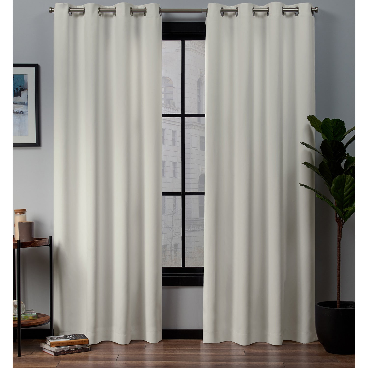 Exclusive Home Curtains Academy Grommet Top Blackout Set of 2 Curtain Panel