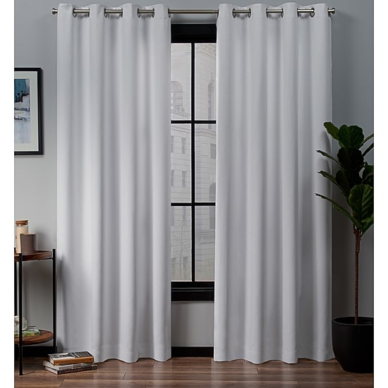 Exclusive Home Curtains Academy Grommet Top Blackout Set of 2 Curtain Panel