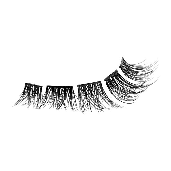 Kiss Lashes Impress Press-On Falsies Eyelash Clusters Kit Voluminous