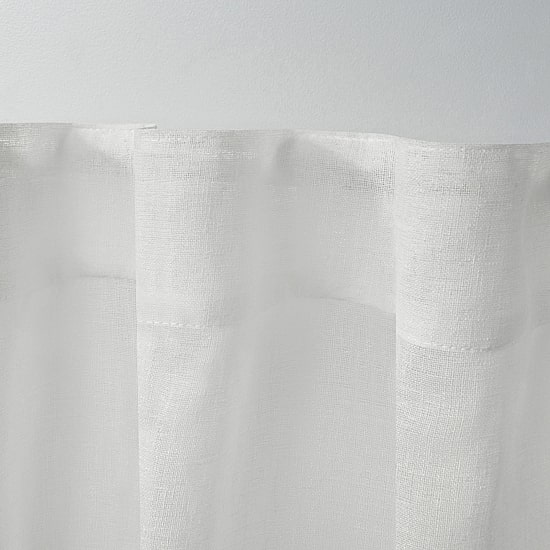 Exclusive Home Curtains Belgian Tab Top Sheer Set of 2 Curtain Panel