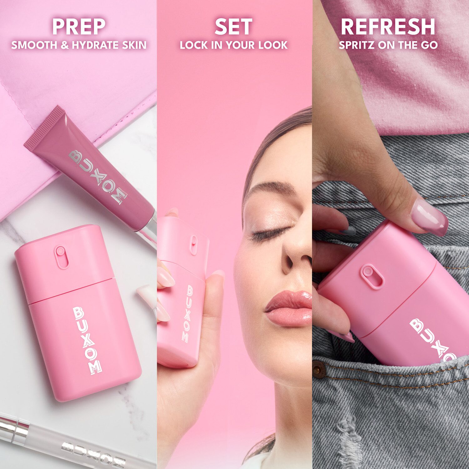 Buxom Plump Shot™ Peptide Prep & Set Mist