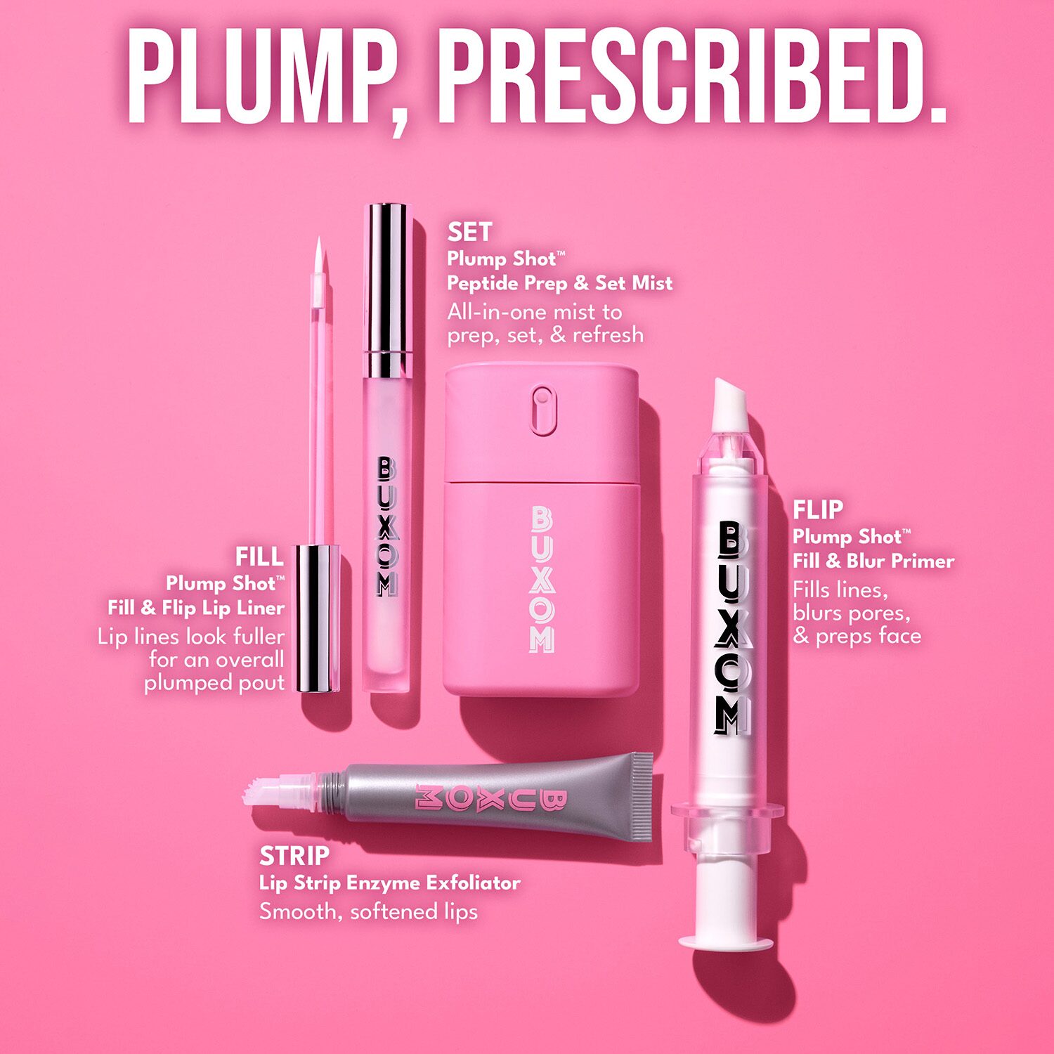 Buxom Plump Shot™ Peptide Prep & Set Mist